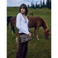 Lark Hand-Tooled Purse