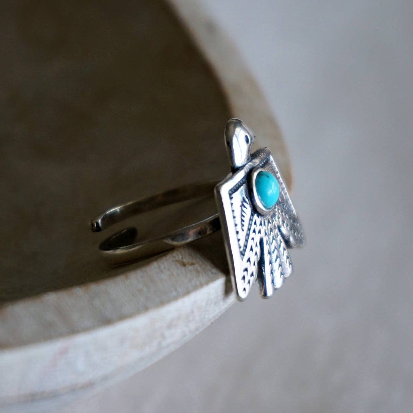 Thunderbird Turquoise Ring