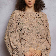 Crochet Chenile Sweater