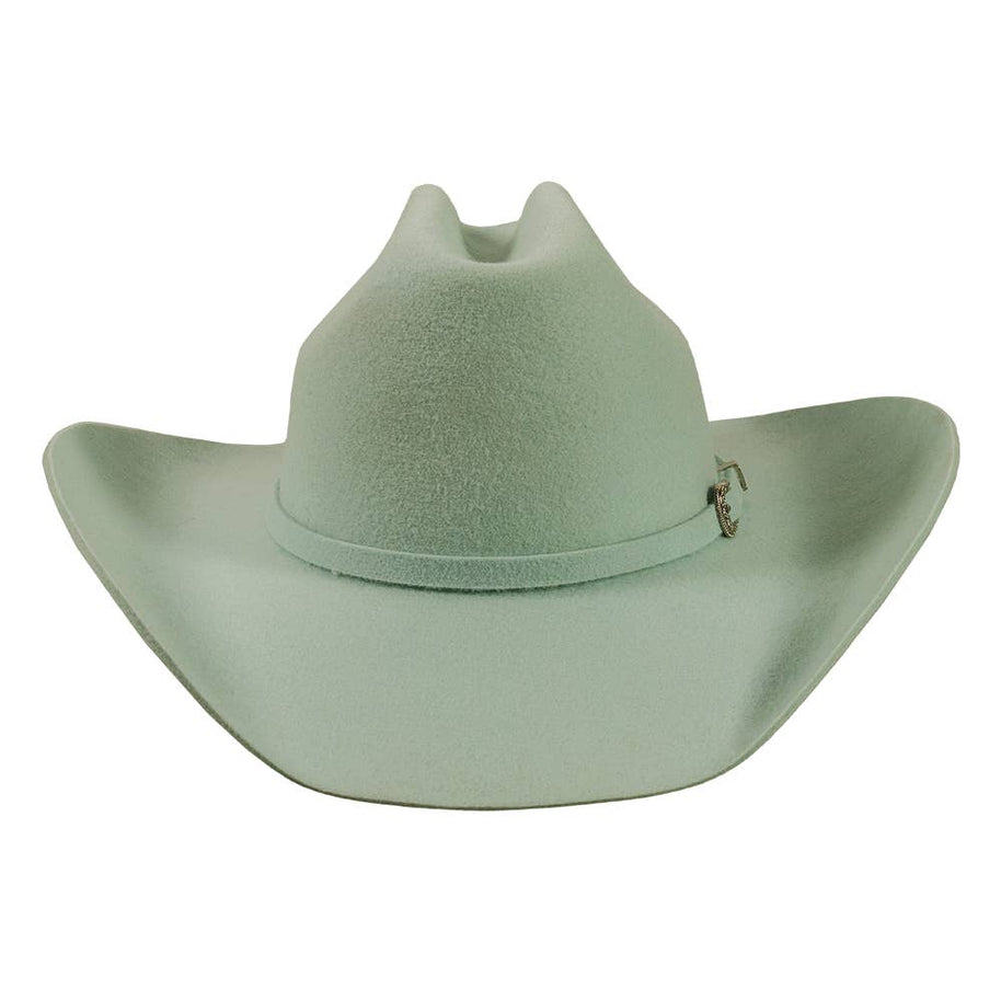 Wool Felt Cattleman Hat, Mint