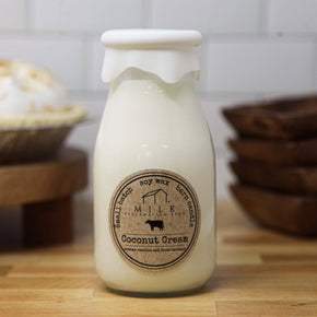 Milk Bottle Candle, Be Happy