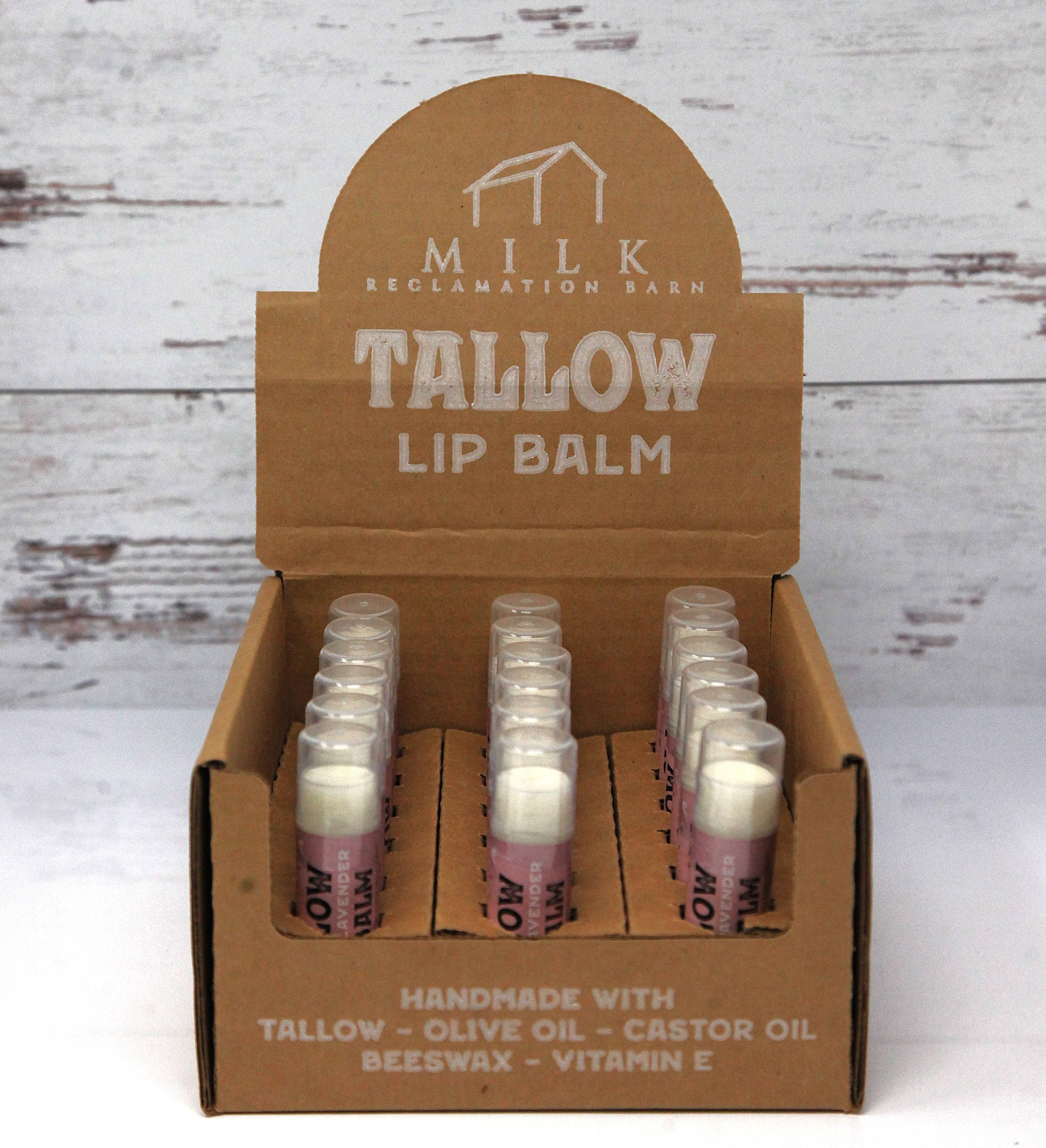 Tallow Lip Balm - .5 oz / 14g Twist-Up Tube