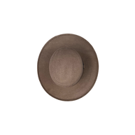Vegan Suede Boater Hat