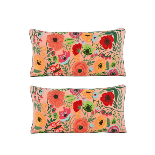 Blush Pink Velvet Pillow