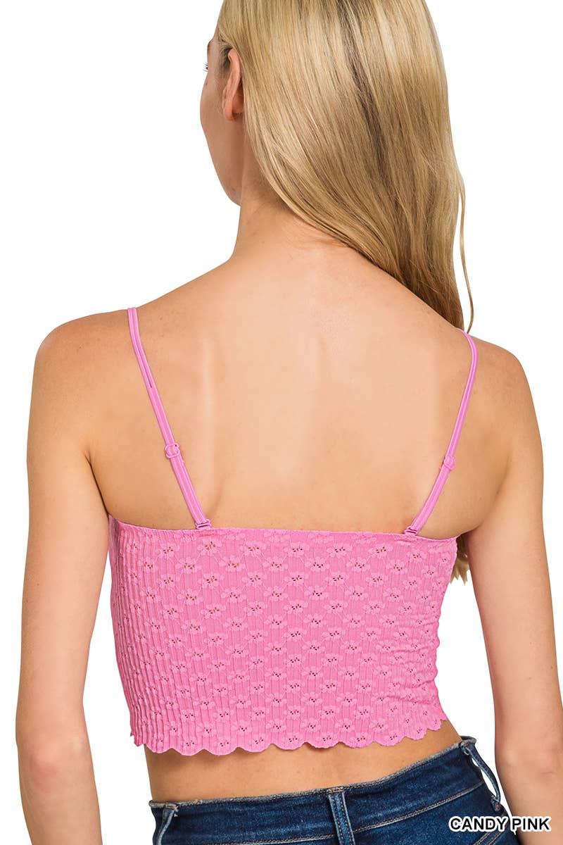 Seamless Sweetheart Bralette, Several Colors