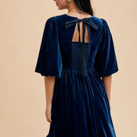 Sweetheart Velvet Mini Dress