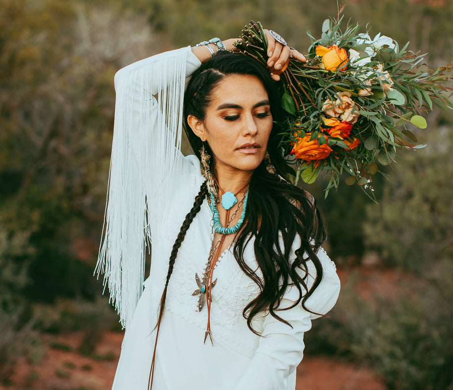 Handmade Turquoise Bolo Tie