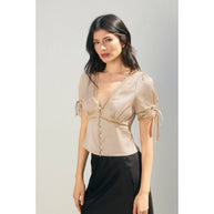 Satin & Lace Blouse