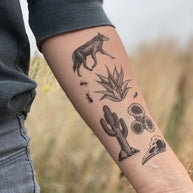 Desert Wild Temporary Tattoo