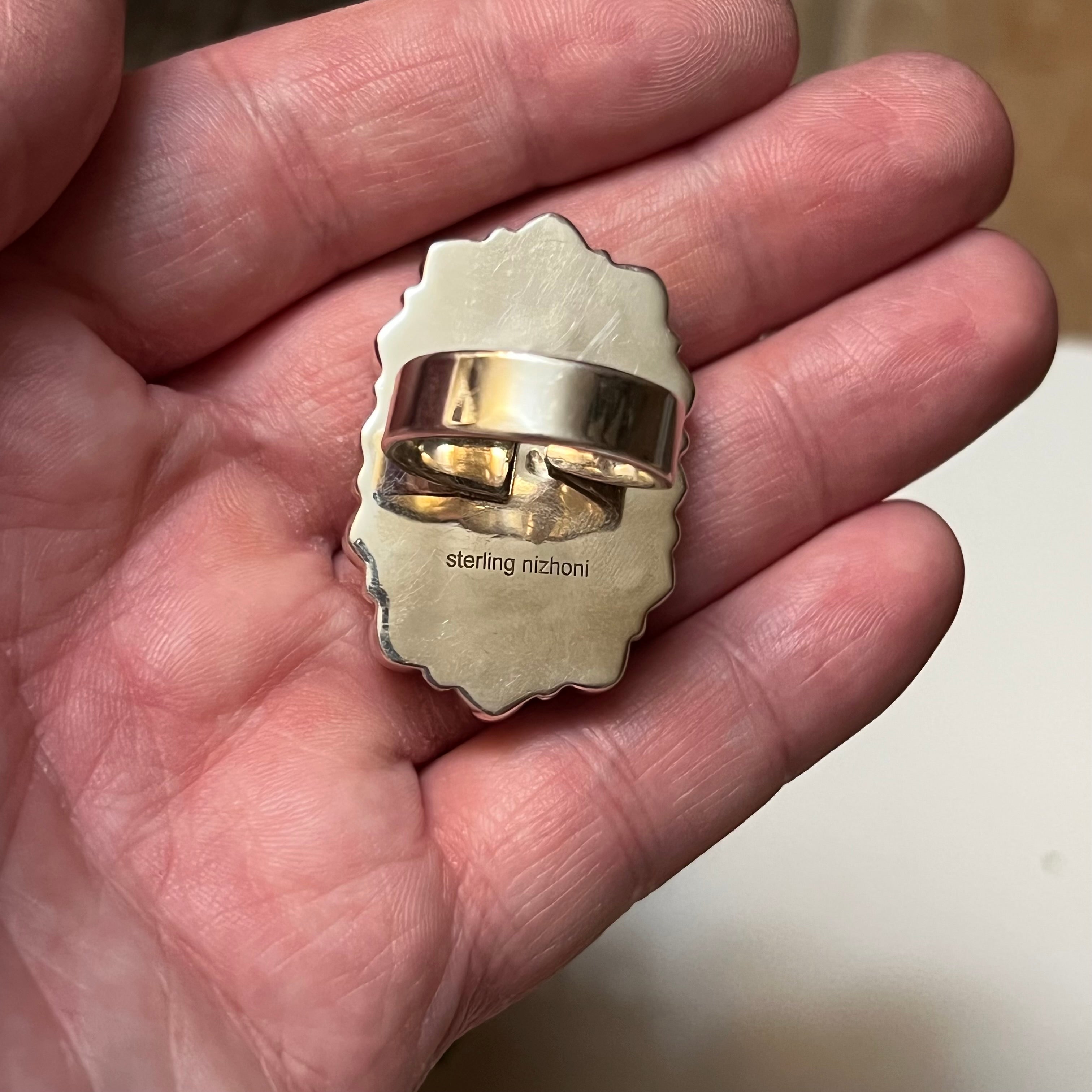 Handmade Sterling Silver & Pink Dream Cluster Ring