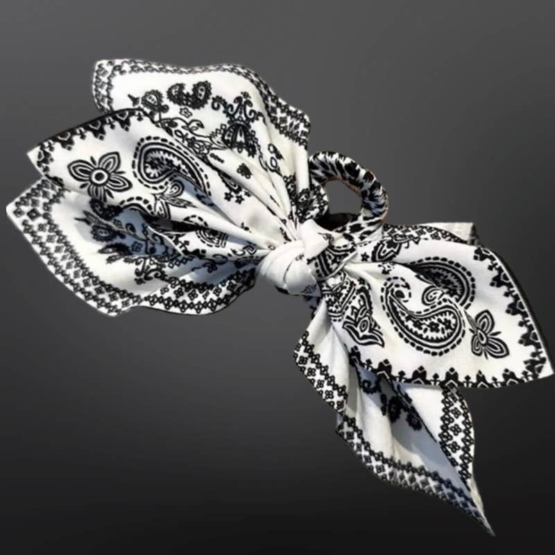 Western Paisley Claw Clip