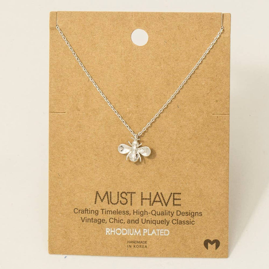 Bee Pendant Necklace