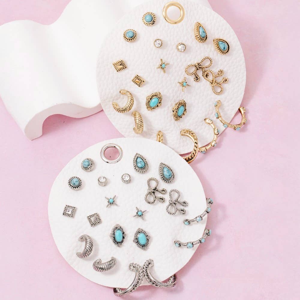 Assorted Antique Western Boho Earrings Set