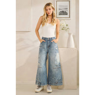 Upside Down Capri Jeans
