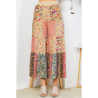 4-Tier Patchwork Pants