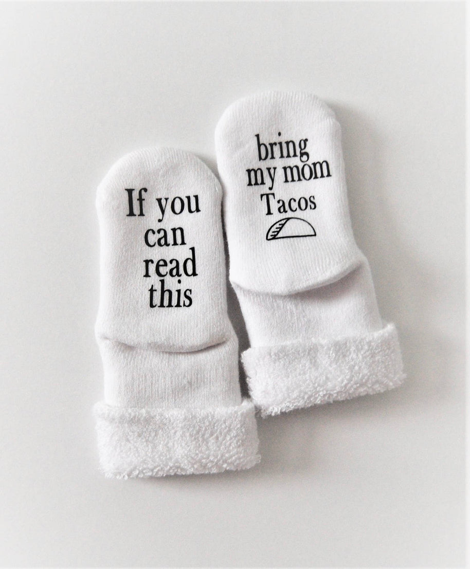 Tacos Baby Socks