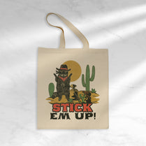 Raccoon Cowboy Tote Bag