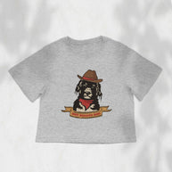 Hot Diggity Dog Cowboy Boxy Crop Top