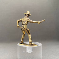Cowboy Brass Figurine