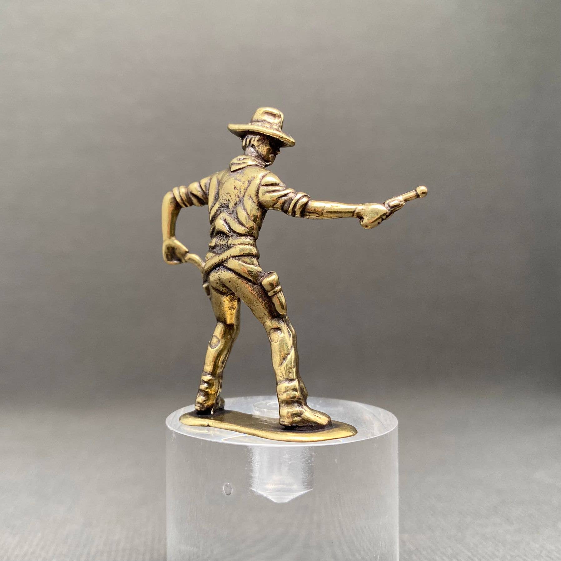 Cowboy Brass Figurine