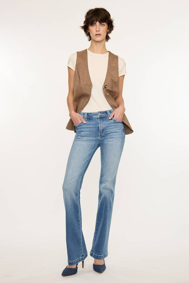 Mid-Rise Bootcut Kan Can Jeans
