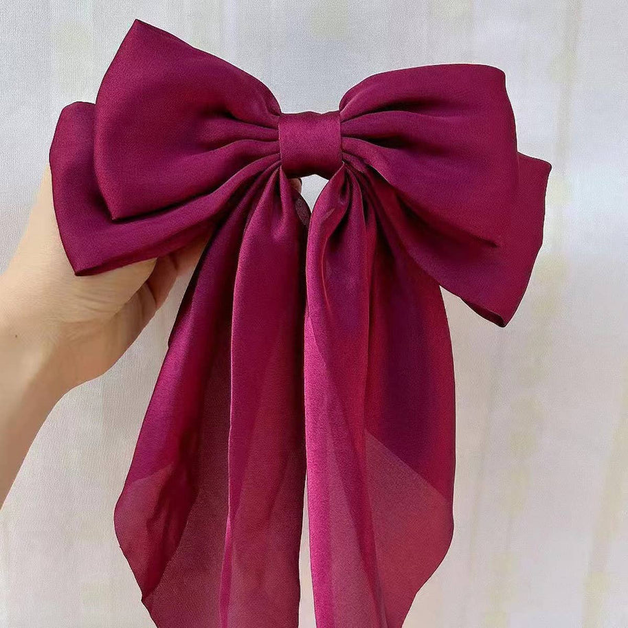 Big Bow Hair Clip: Several Colors