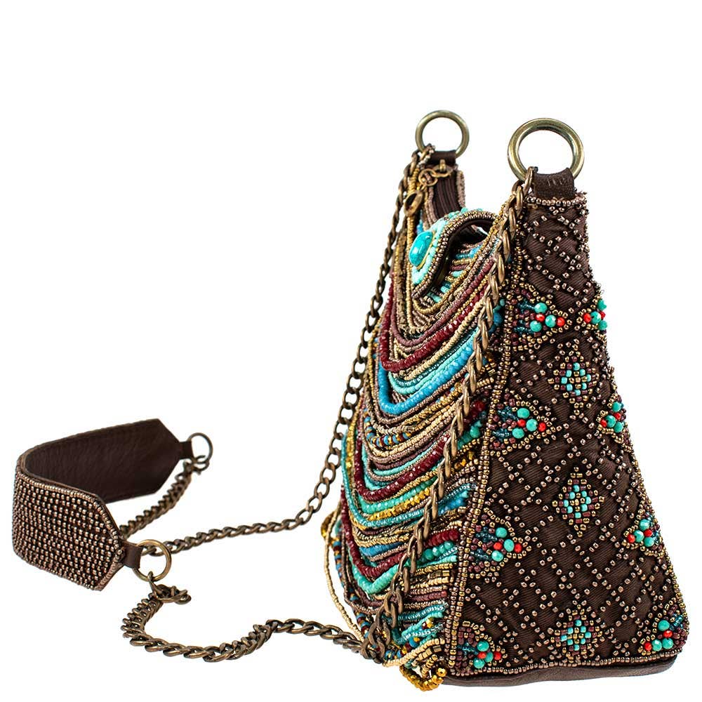 Beaded Strands Southwestern Crossbody Handbag