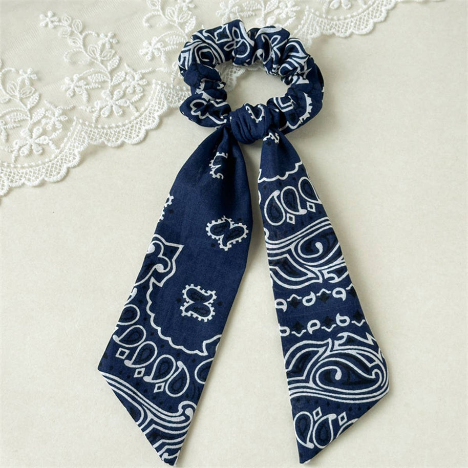 Bandana Ribbon Scrunchie