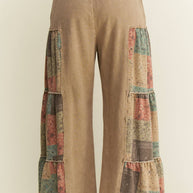 Tiered Boho Wide Leg Pants
