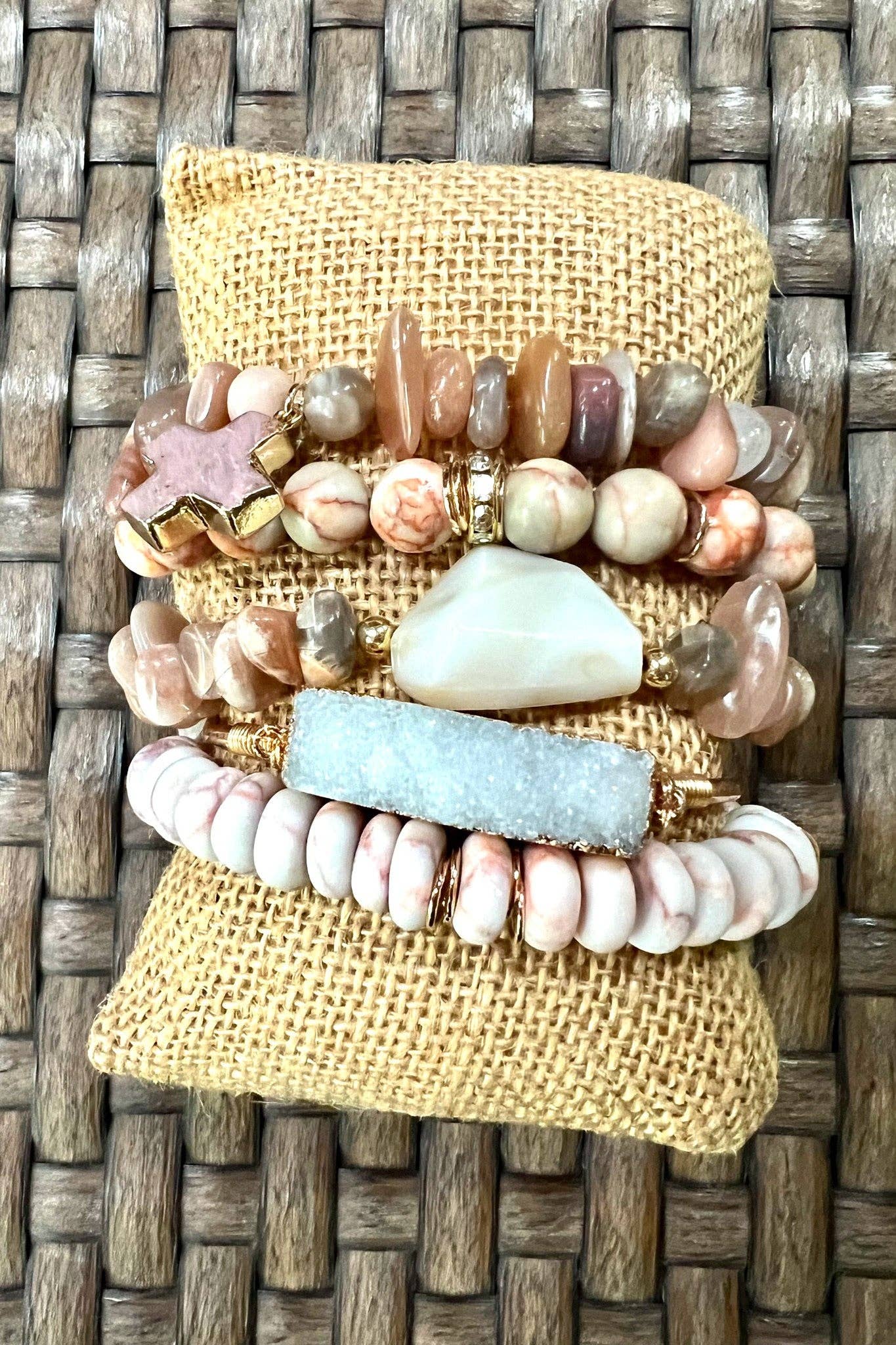 Elyse Bracelet Set Mauve