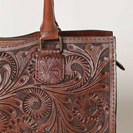 Tooled Leather Tote