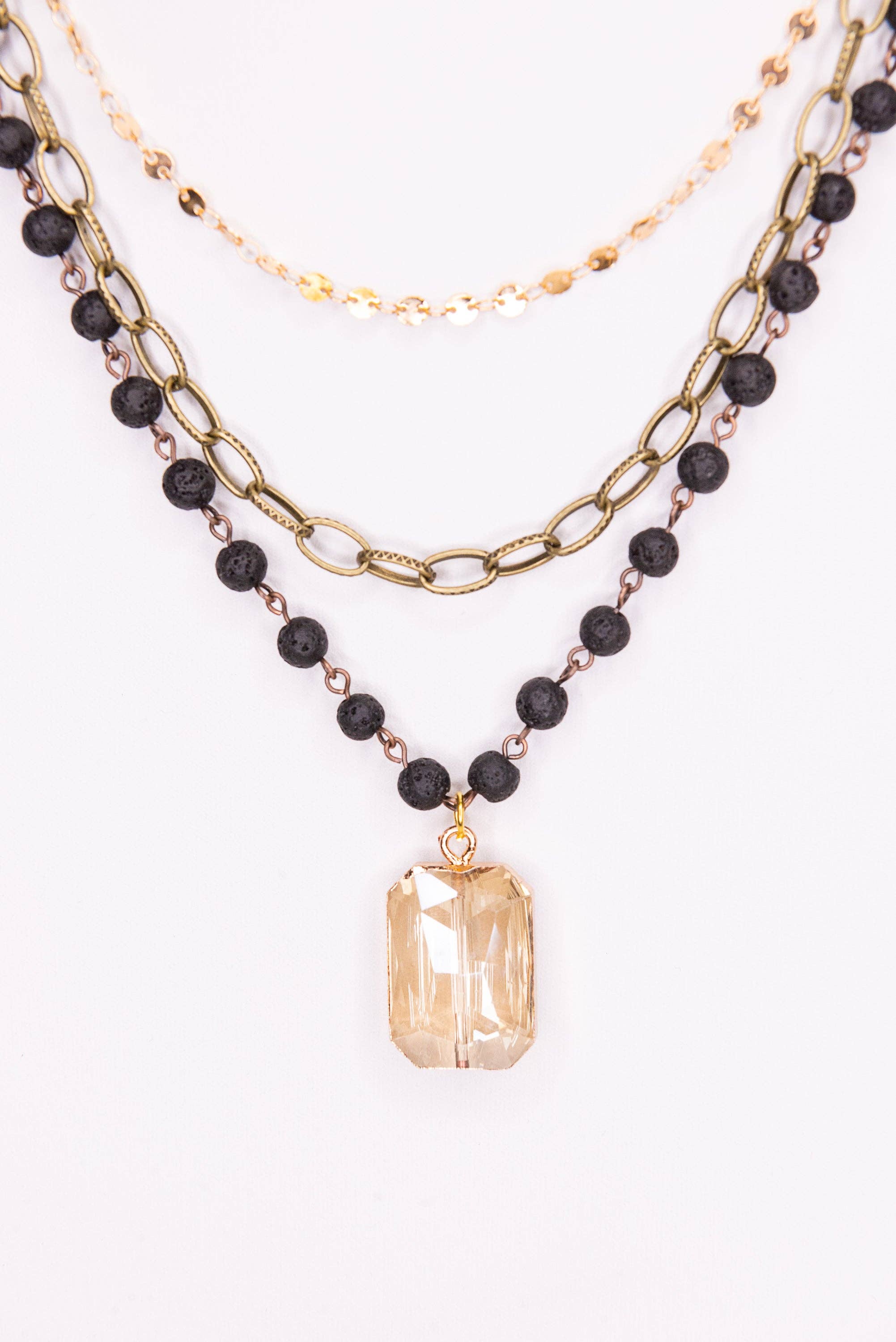 Hannah Necklace in  Tri-color