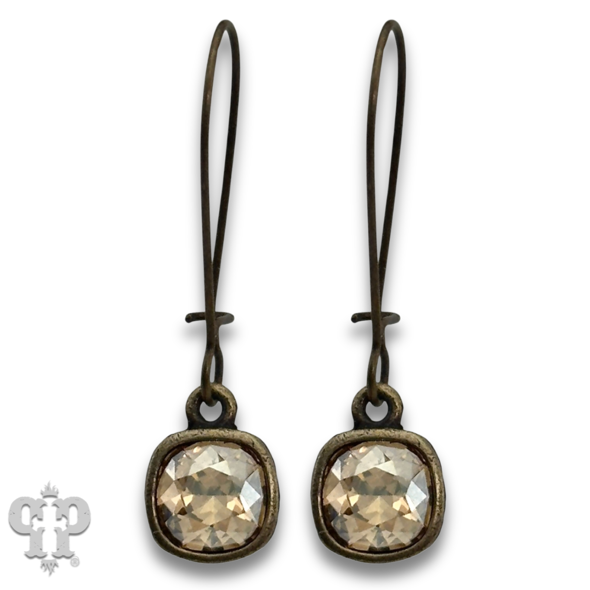 Swarovski® crystals kidney wire earrings, Several colors