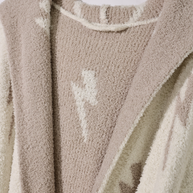 New Hooded Lightning Bolt Luxe Robe