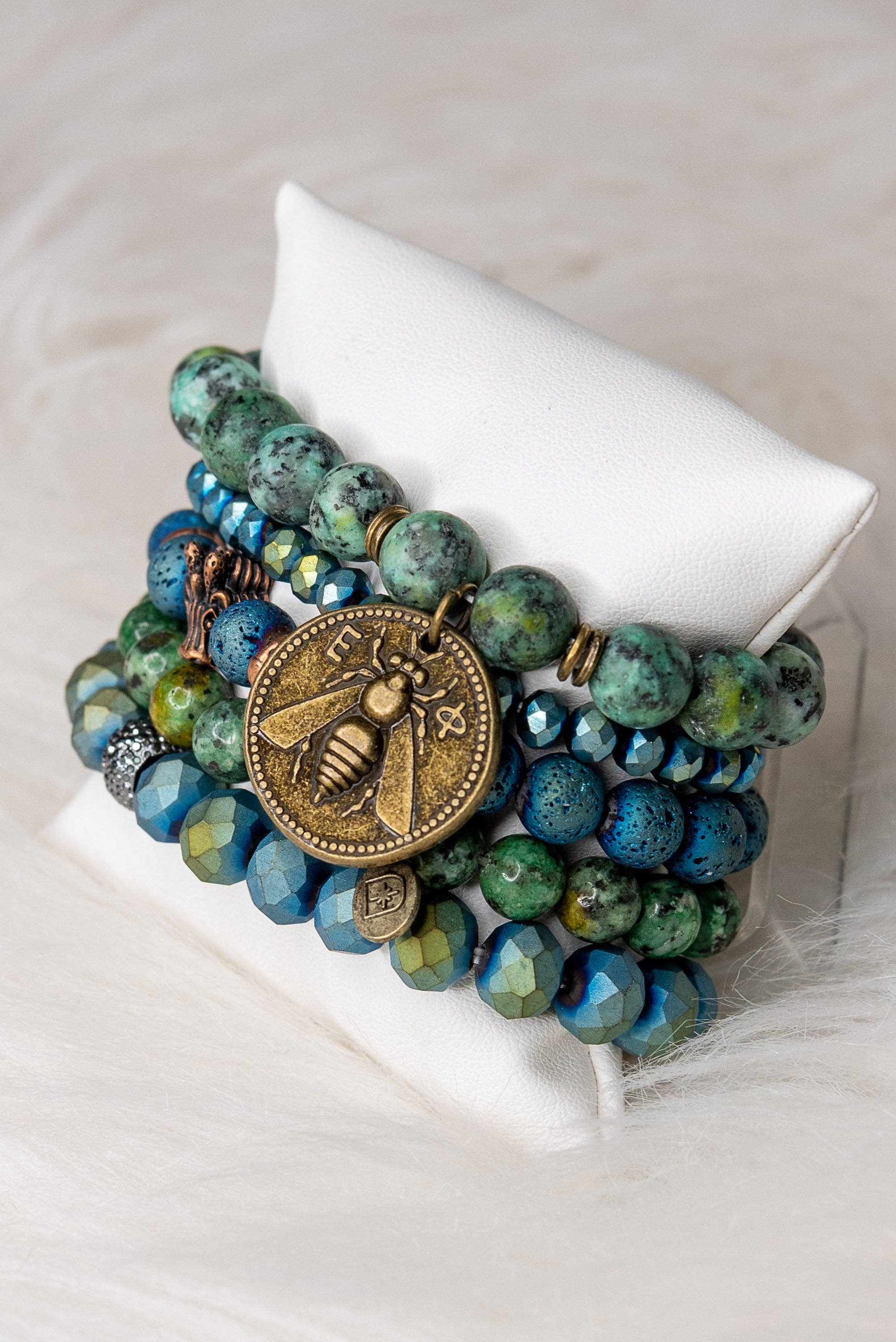 Tessa Bracelet in African Turquoise