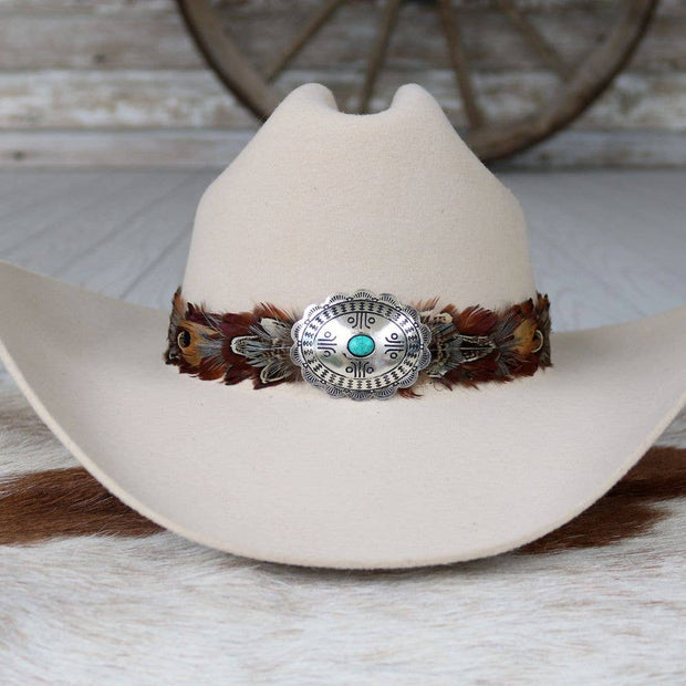 Telluride Feather Hat Band