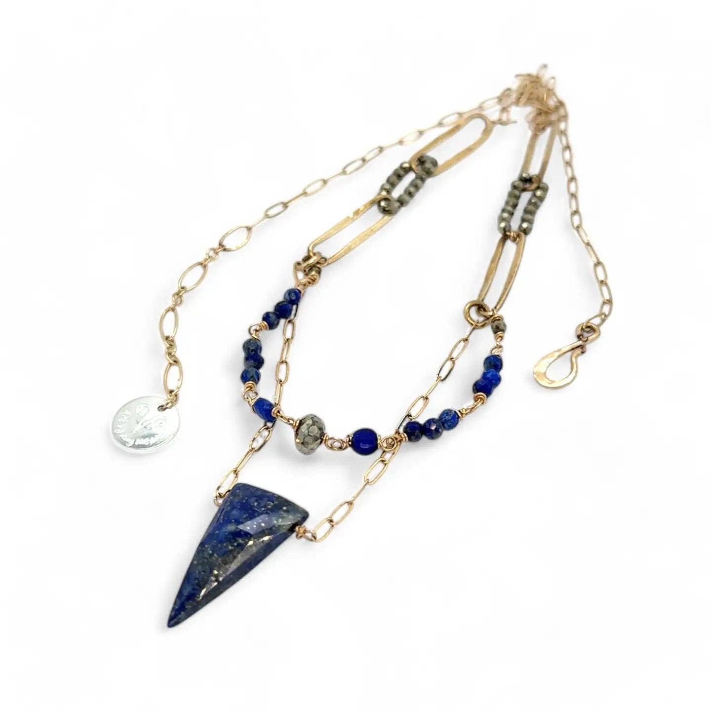 IHandmade nk Pen Lapis Necklace