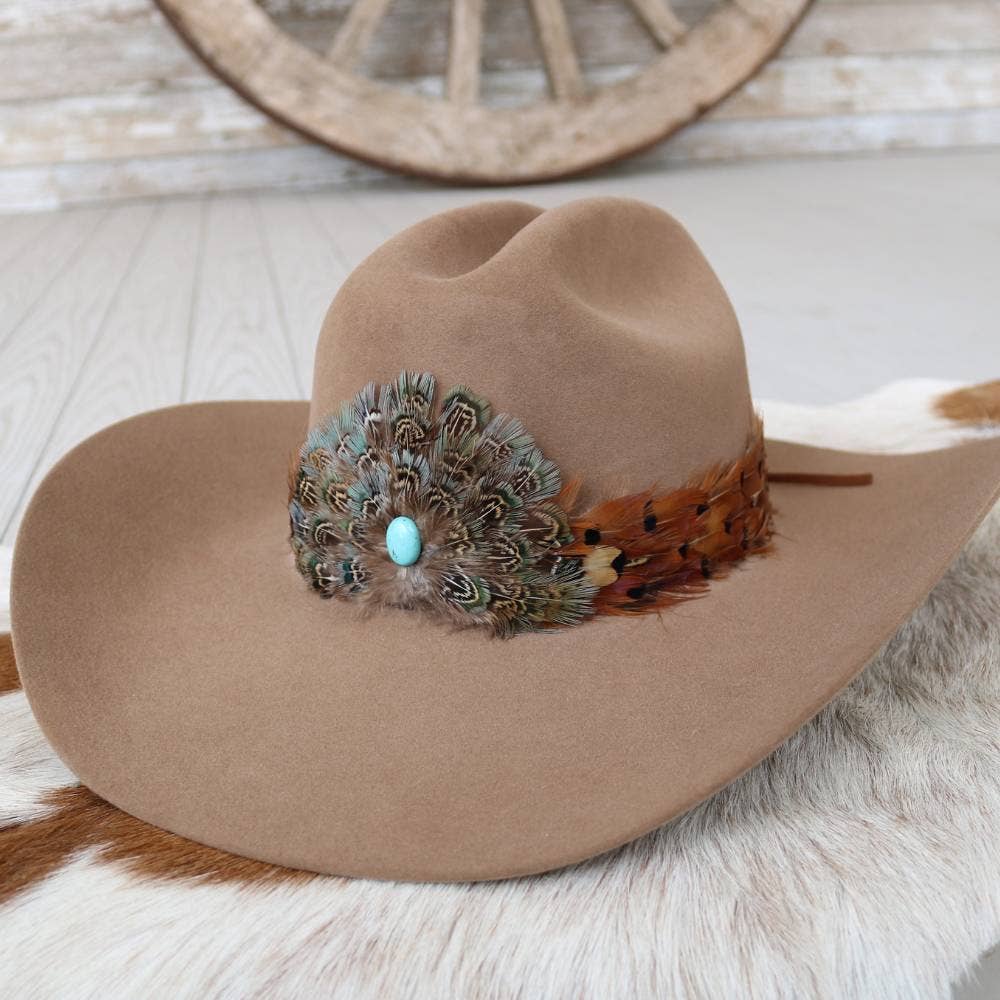 Western Feather Stellar Hat Band