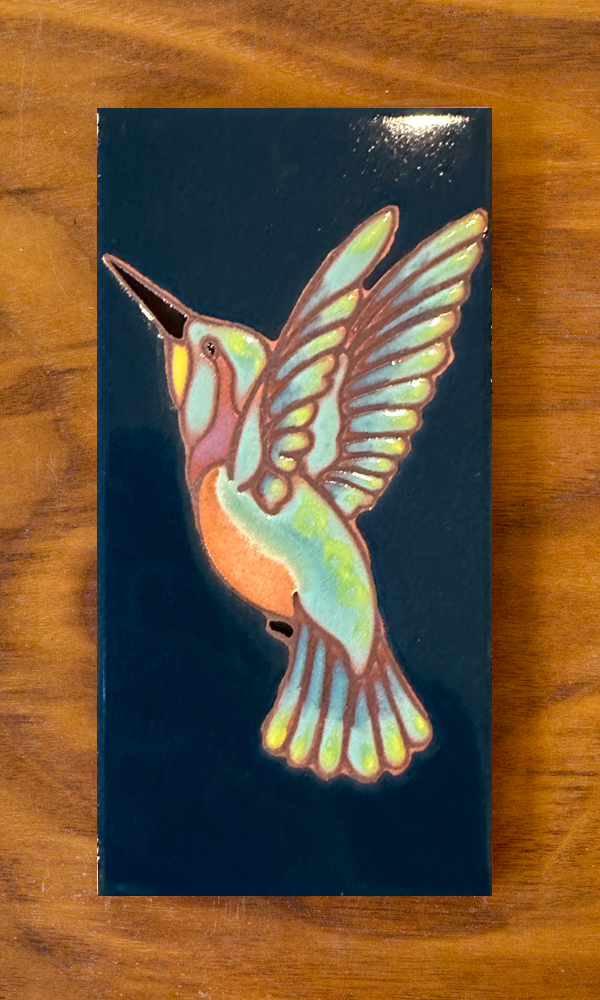 3x6 Hummingbird Tile Art Gift