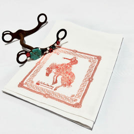 Bandana Bronc Dish Towel Chili Pepper