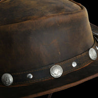 Bullring Leather Western Outback Hat
