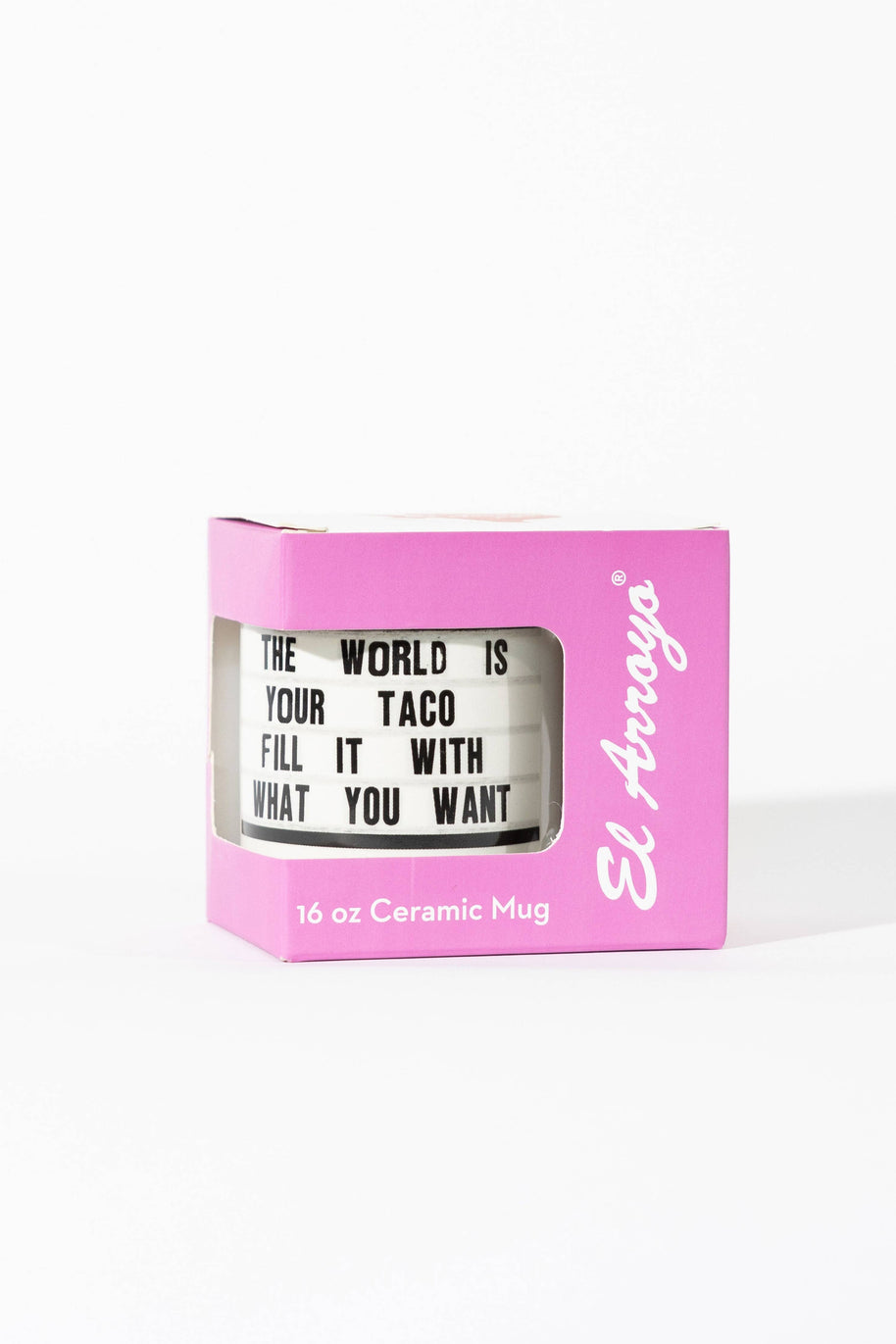 World is Your Taco Coffee Mug 16oz