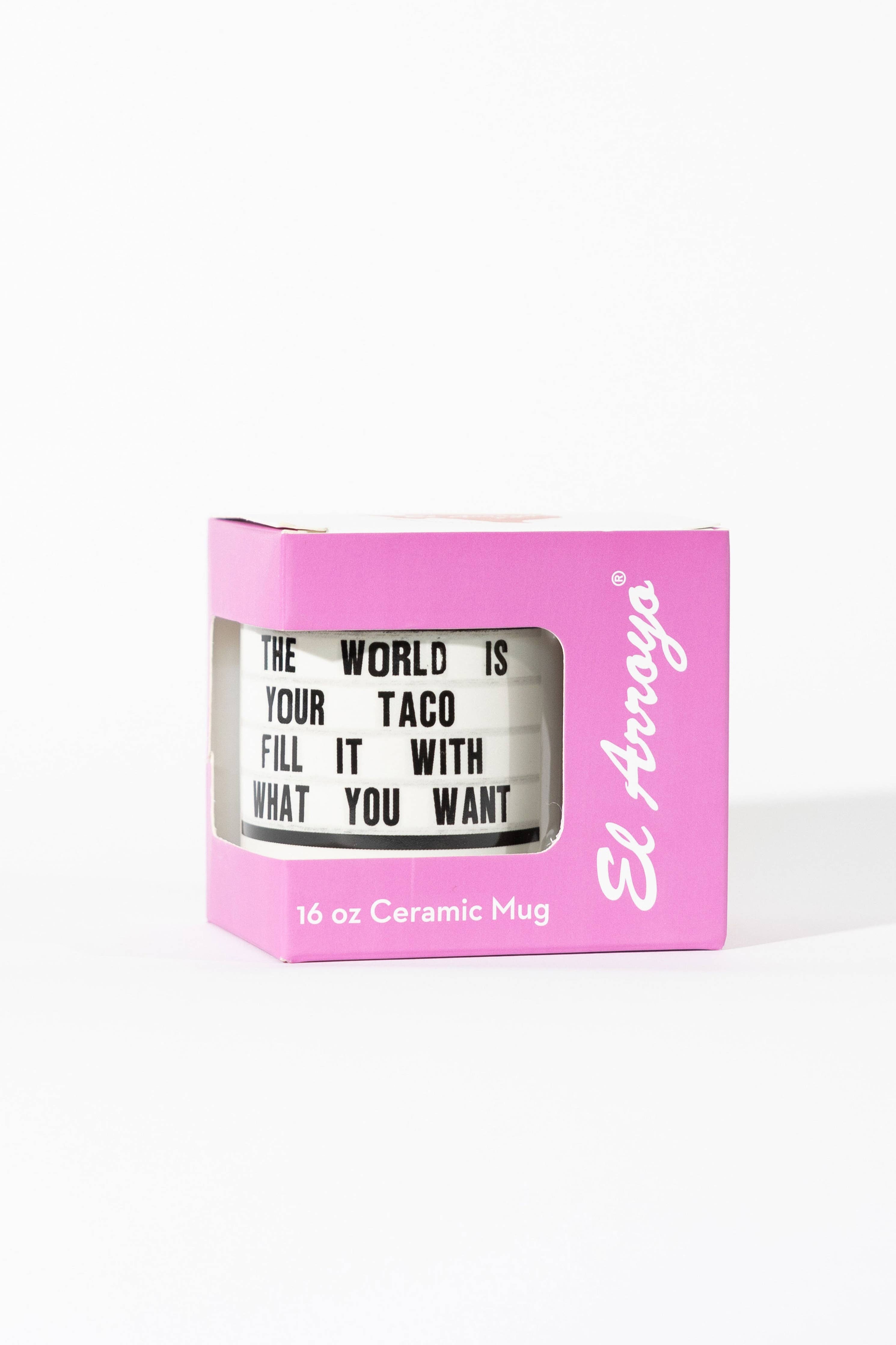 World is Your Taco Coffee Mug 16oz
