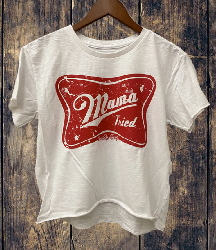 Mama Tried Regular Cropped Tee