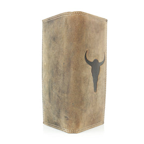 Rodeo Wallet with Embossed Bison Skull ABMW