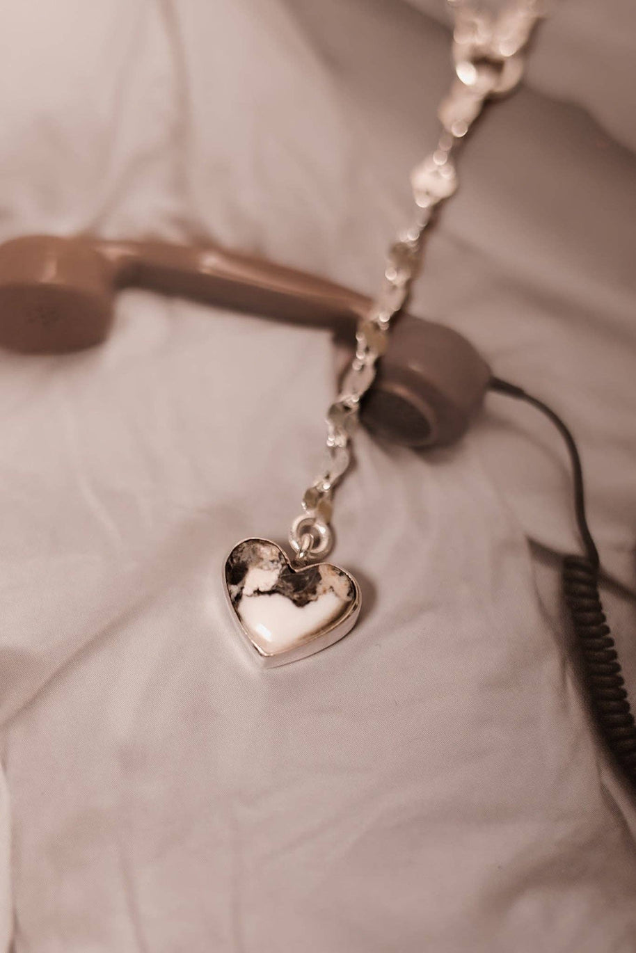 Little Heart Sterling Lariat Necklace