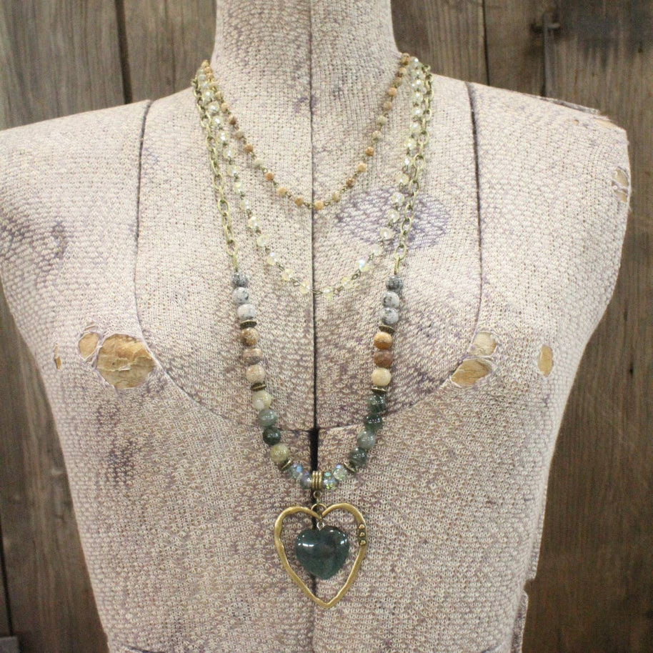 My Heart Beat Layered Necklace