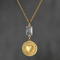 In My Heart Crystal Necklace