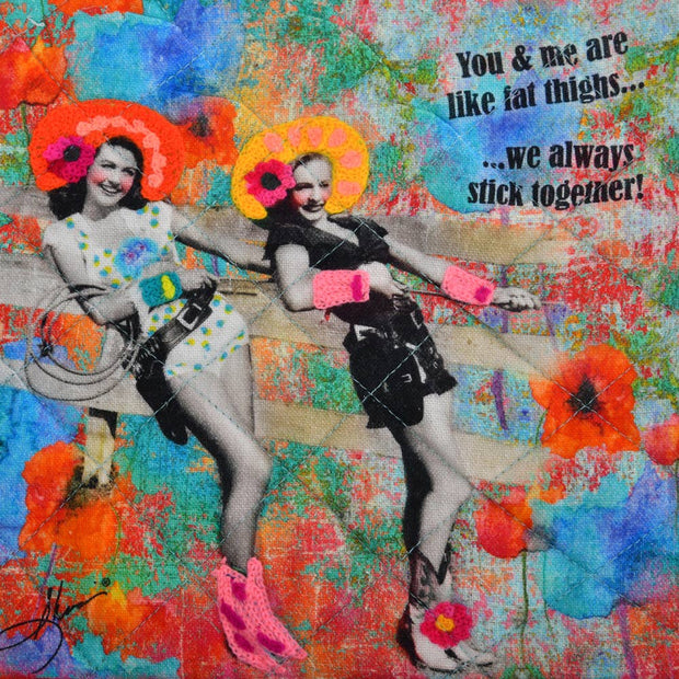 You Me Cowgirl Pot Holder