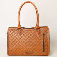 Tooled Leather Tote
